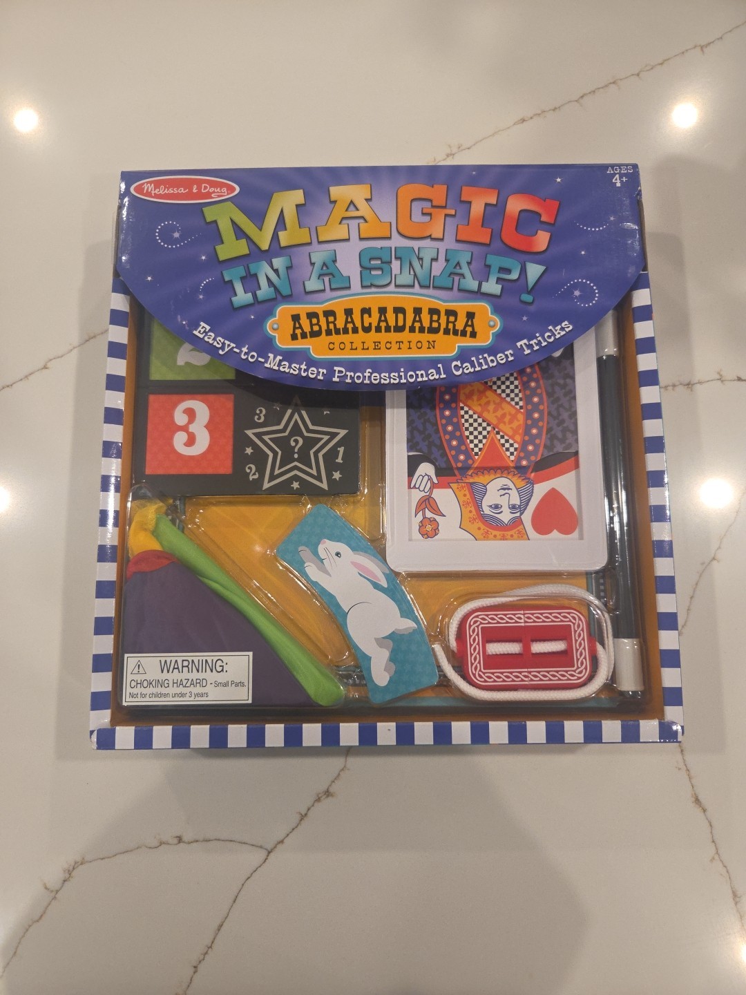 Melissa & Doug Magic in a Snap! Abracadabra Collection Magic Tricks Set (10...