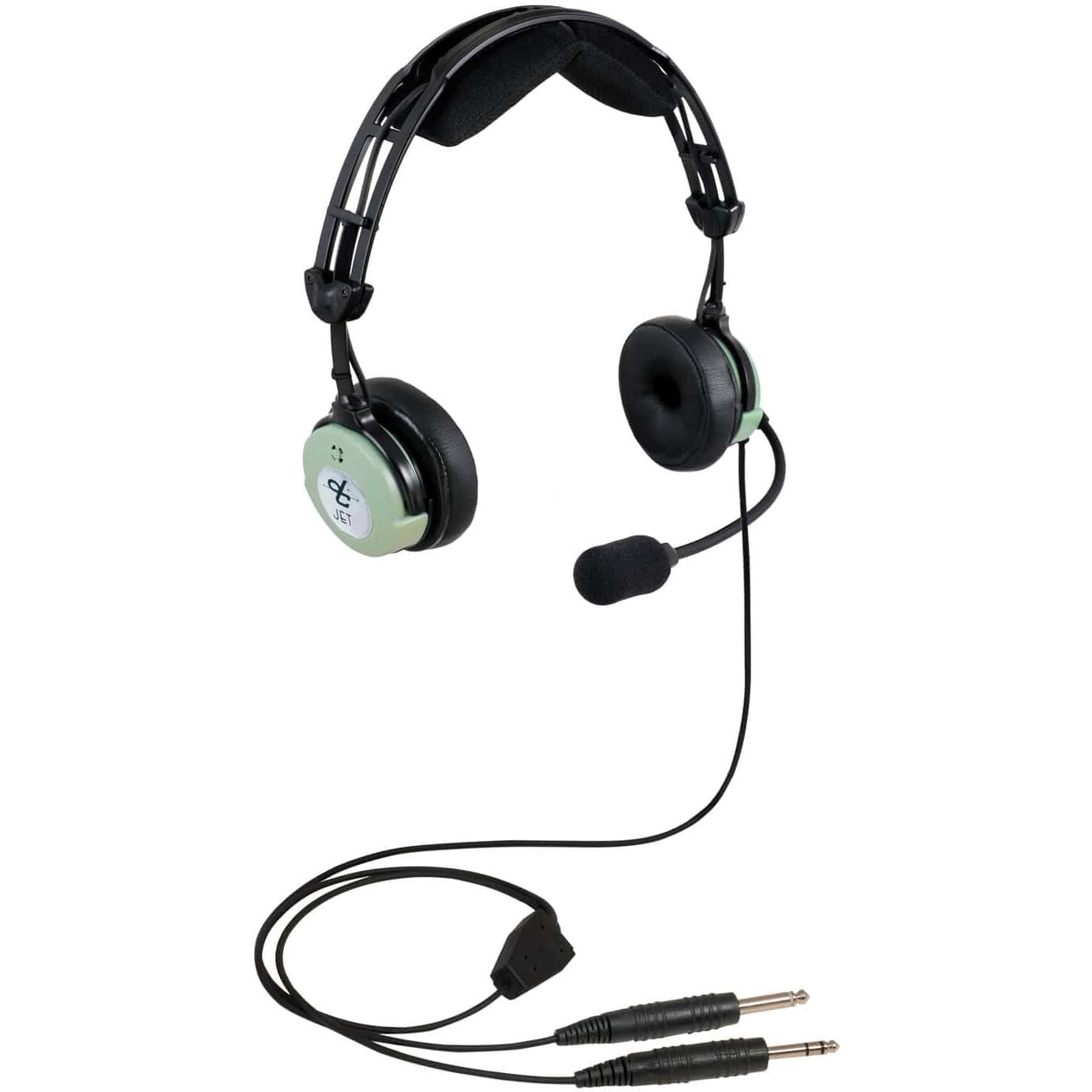 NEW David Clark Jet Passive Dual‑Plug Aviation Headset: Ultra‑Light 4.5 oz, TSO‑