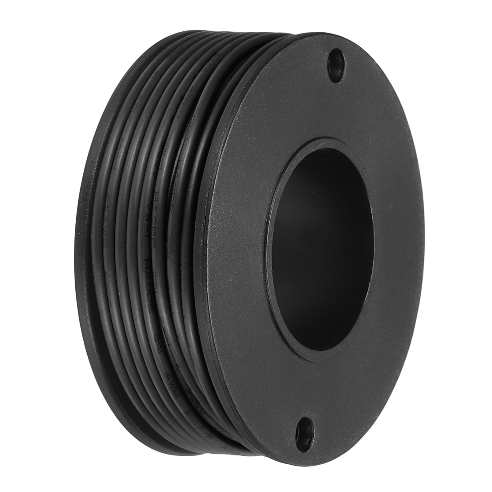 22AWG Stranded Wire PVC Hookup 10M/33ft Black, Electrical Wire UL1007 Spool