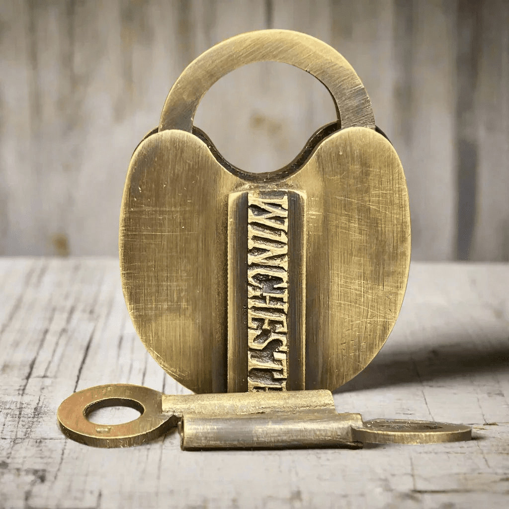 Winchester 1866 Solid Brass Lock with Keys