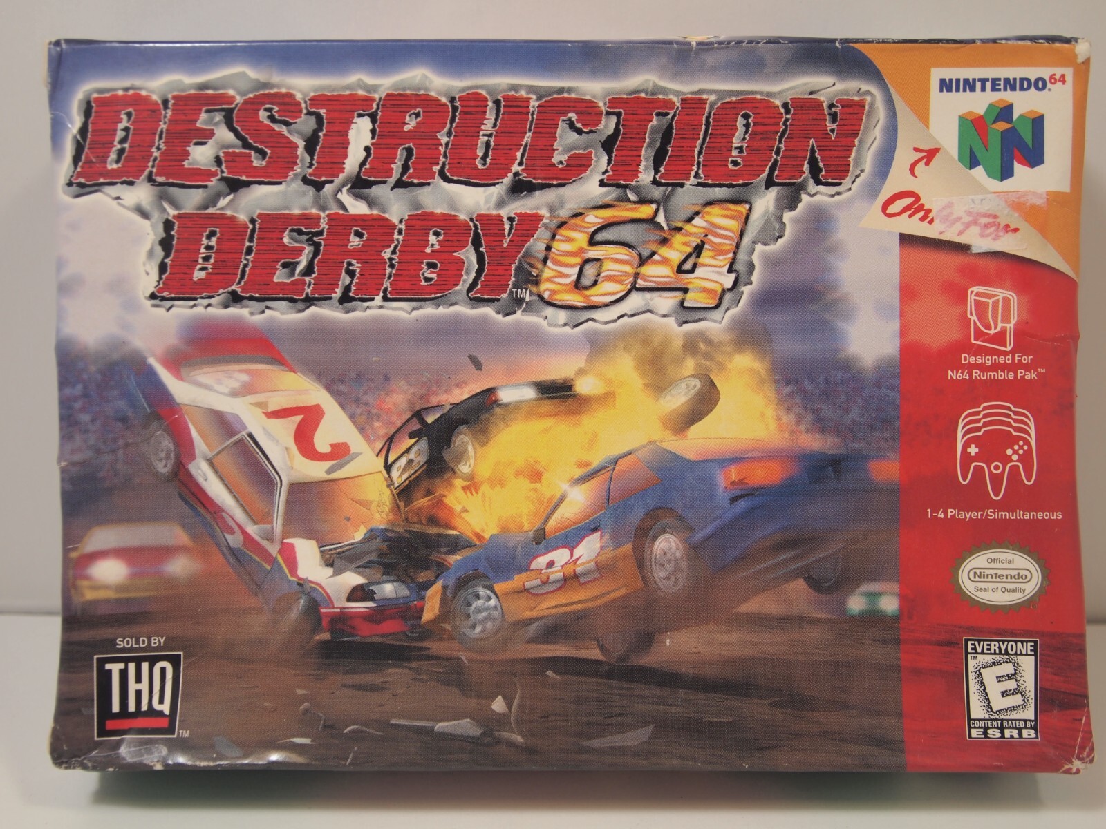 Destruction Derby 64 (Nintendo 64 | N64) Authentic BOX ONLY
