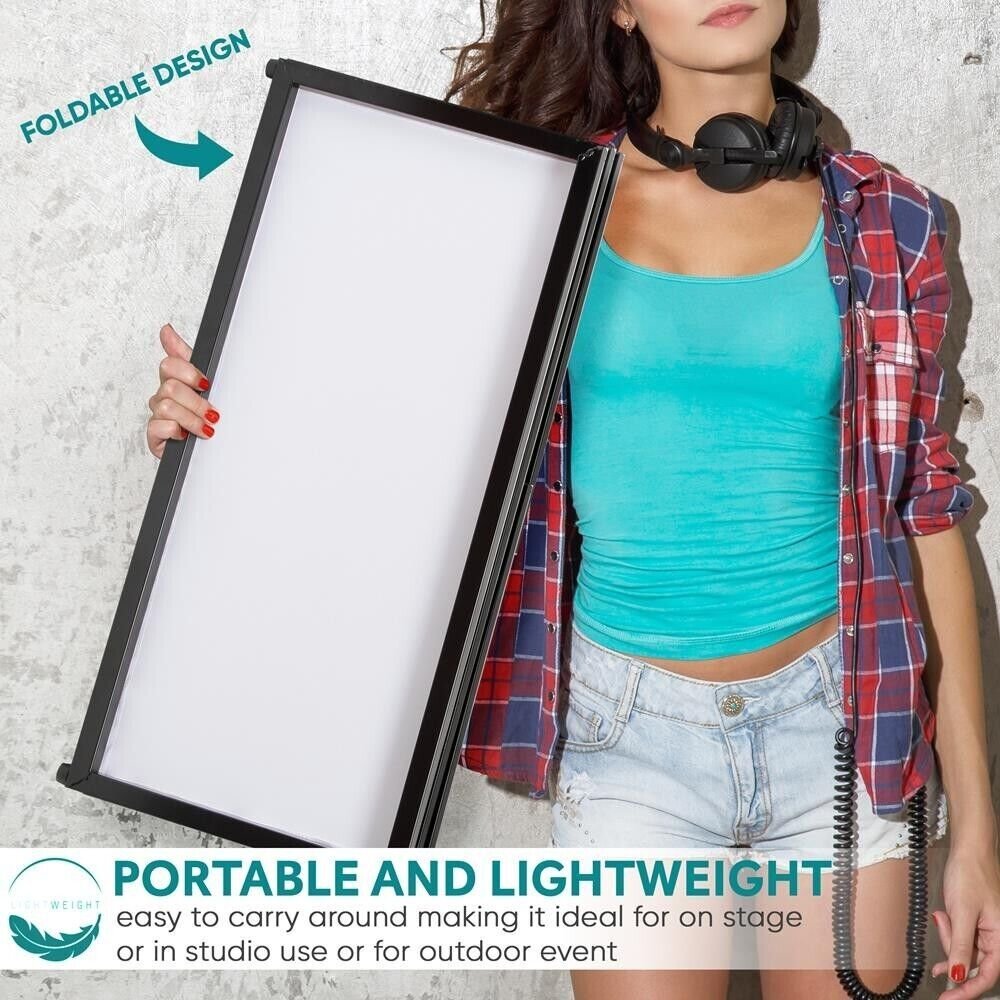 Pyle Tabletop DJ Booth Cover Screen-DJ Façade Front Board Display - White
