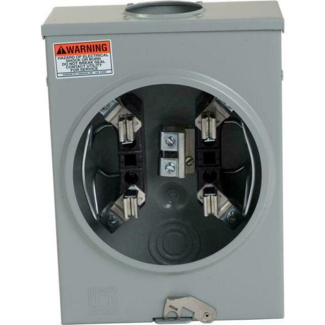 Eaton UTRS101BE 125 Amp Ringless Overhead/Underground Meter Socket