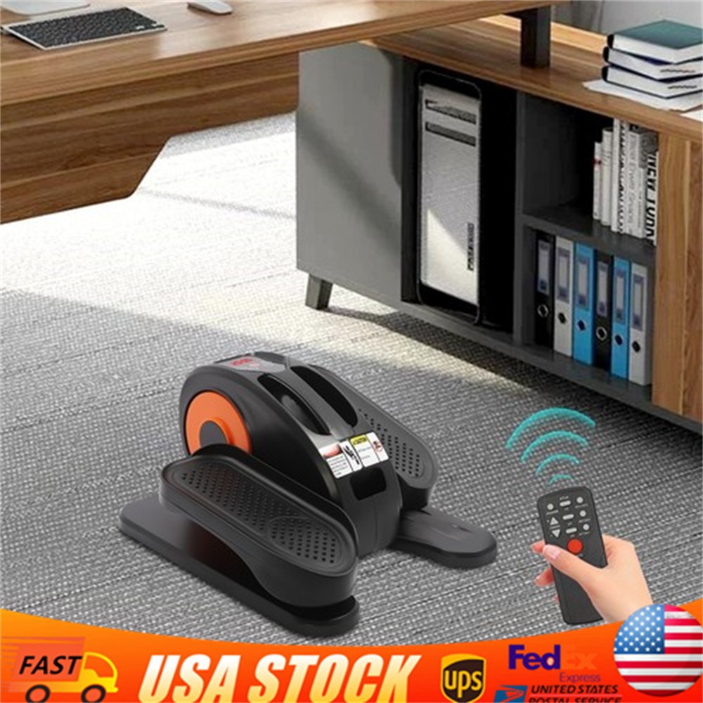 Under Desk Elliptical Machine Portable Pedal Ellipse Leg Exerciser LED Display