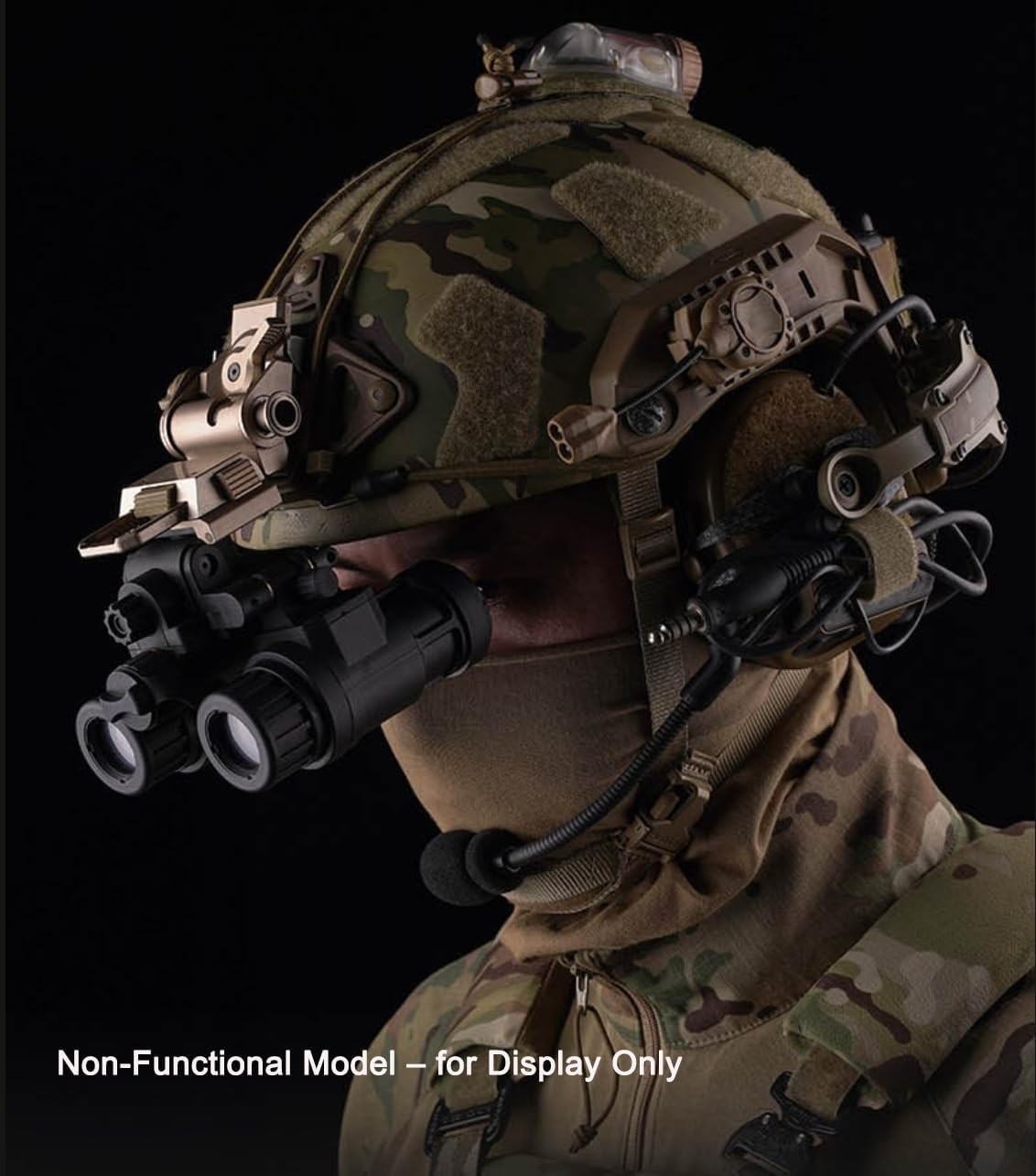Tactical AN/PVS-31 Dummy Night Vision Goggle – Non-Functional Helmet Mounted N