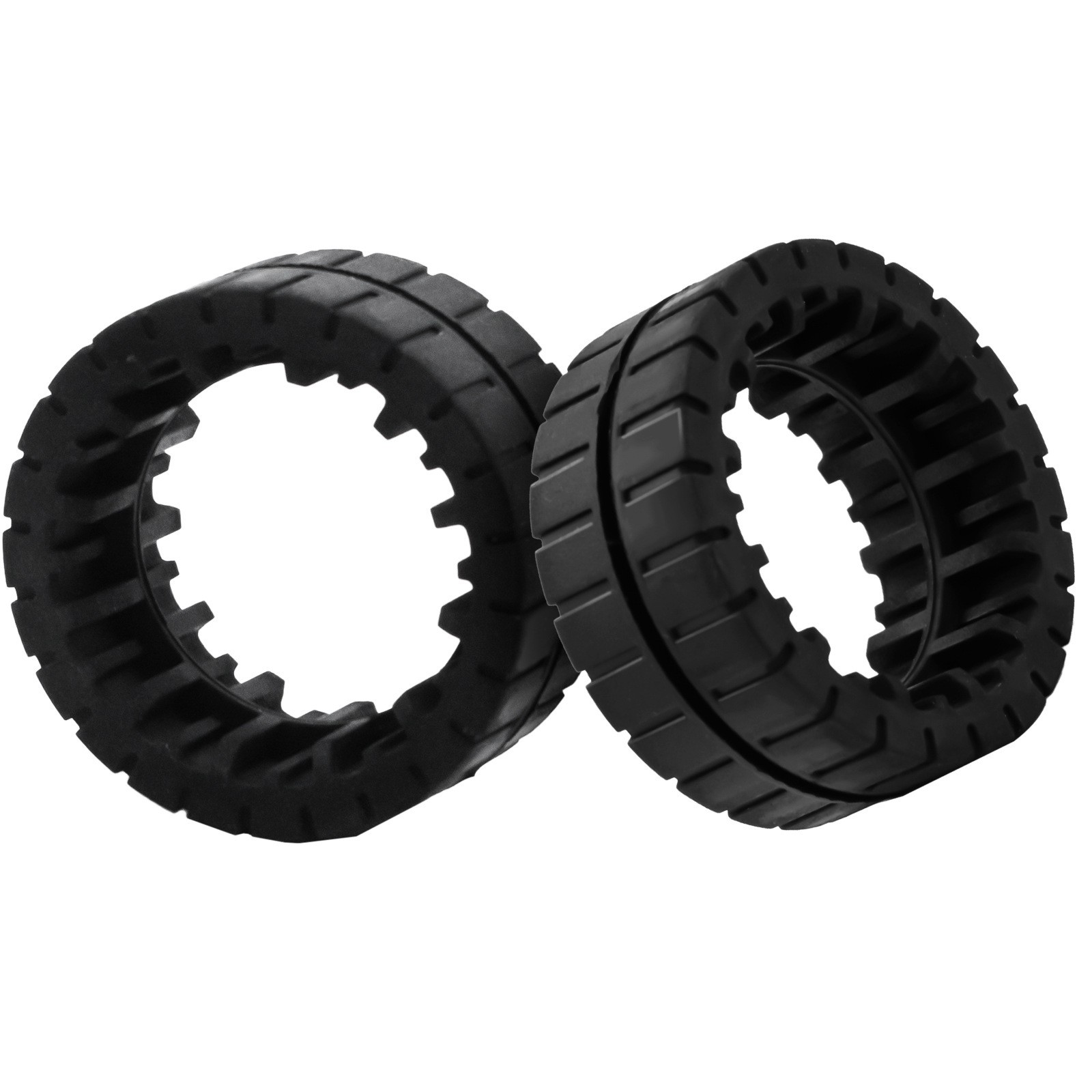 2PCS Replacement Rubber Wheel Tires Cover Parts For iRobot Braava Jet M6