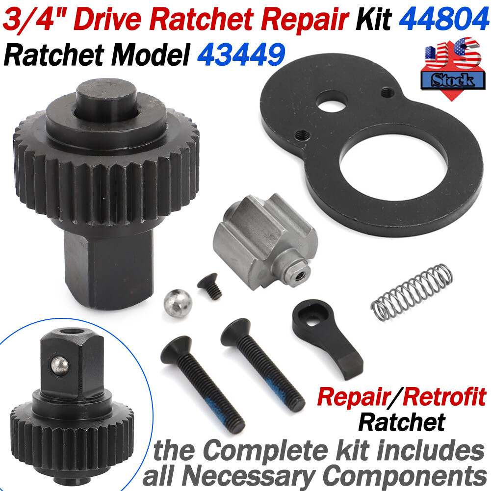 3/4" Drive Ratchet Repair Kit 43449 for Ratchet 44804 Retrofit Complete Set of 9