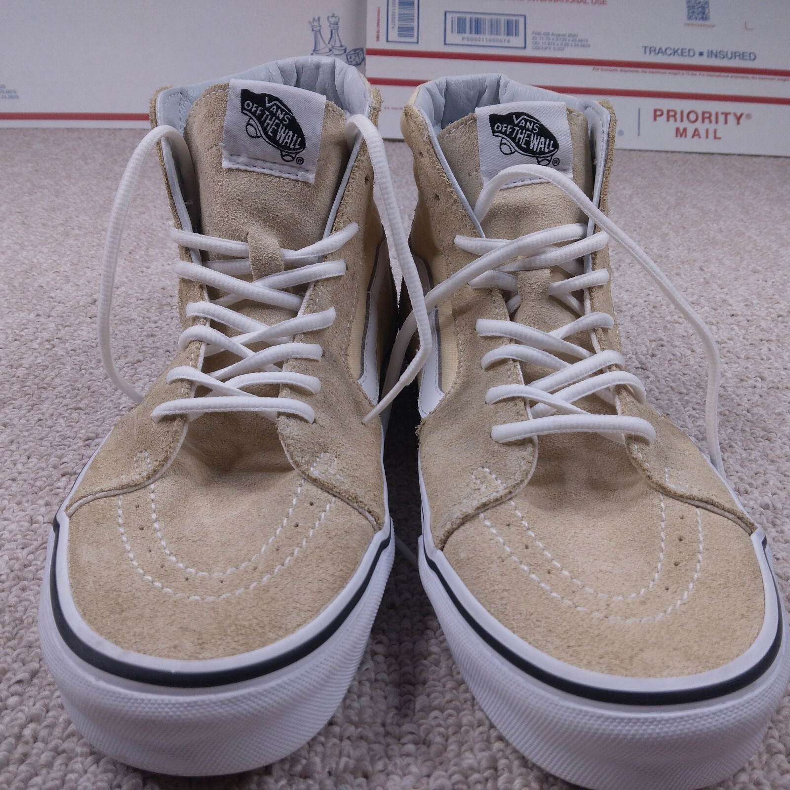 VANS off the wall Suede Hi-Tops 500714 NEW 10 W 8.5 M Skateboard Shoe Sk8orDie