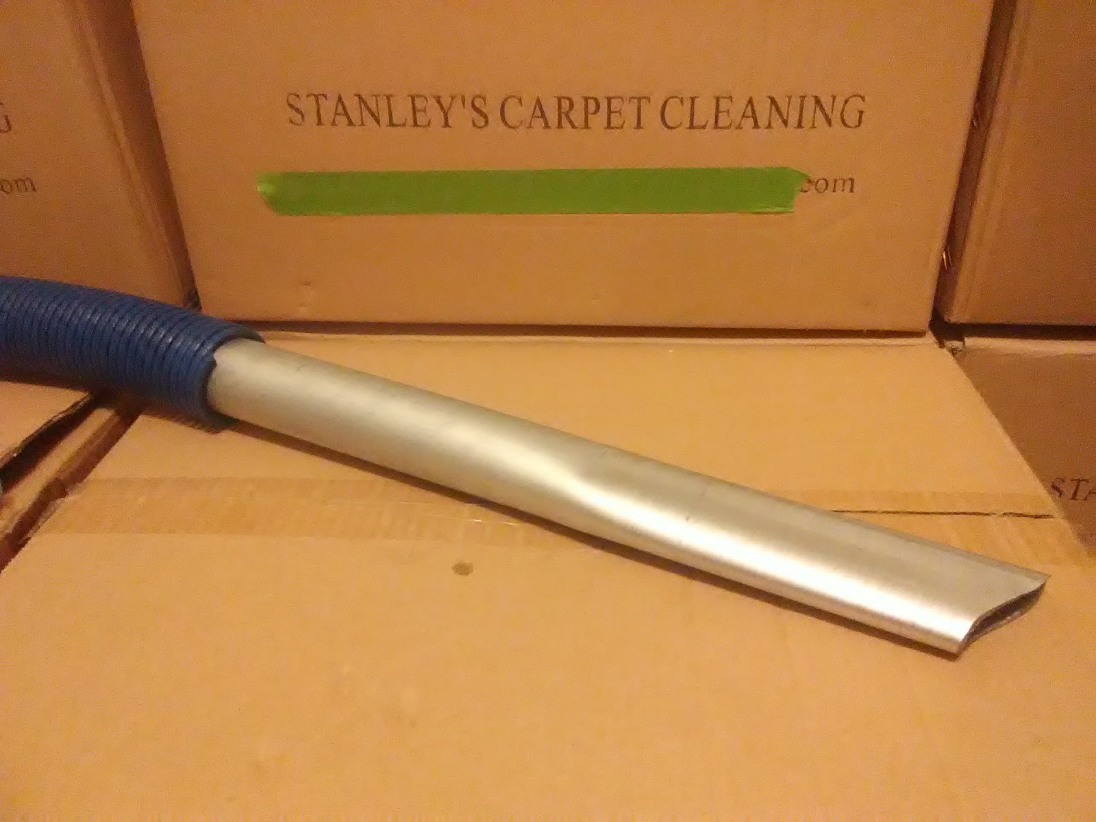 metal  CREVICE  vacuum tool 15 INCH car wash detail carpet clean 1 1/2 inch od