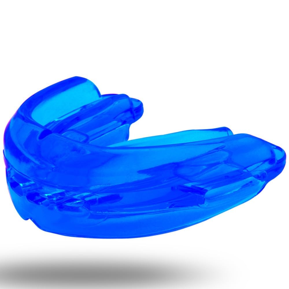 Mouth Guard Sports Youth Adult, Mouthguard Adolescent adult, Blue/Strapless