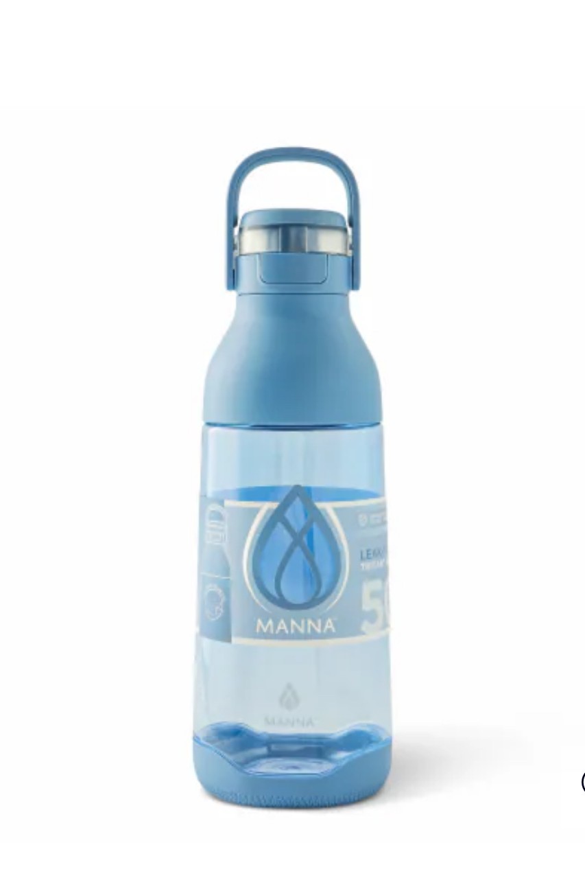Manna Jolt Bottle Leak & Shatter Proof Bottle 50oz (1.5L) Blue