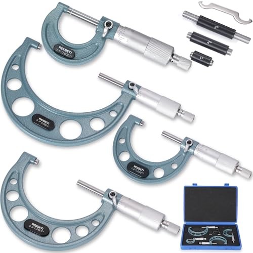 Machinist Micrometer Set - 0-4" Outside Micrometer Set