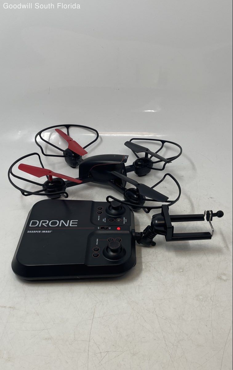 Sharper Image Mach X Ready To Fly Video Drone W/ Remote Control 2 Pcs Not Tested