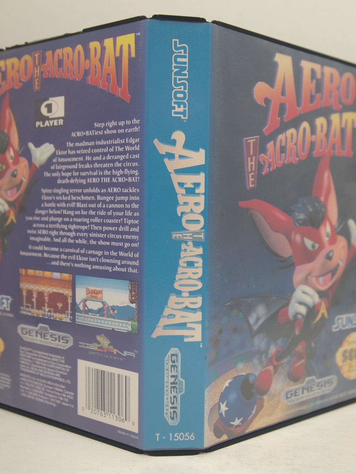 Aero the Acro-Bat Case (Sega GENESIS) Authentic BOX ONLY