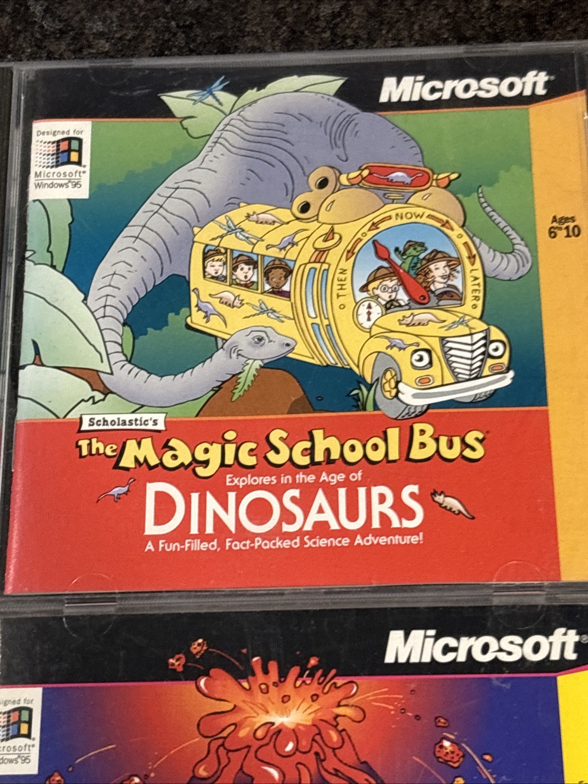 Magic School Bus CD-ROM Collection (6 CDs) Microsoft Fast Free Shipping🔥