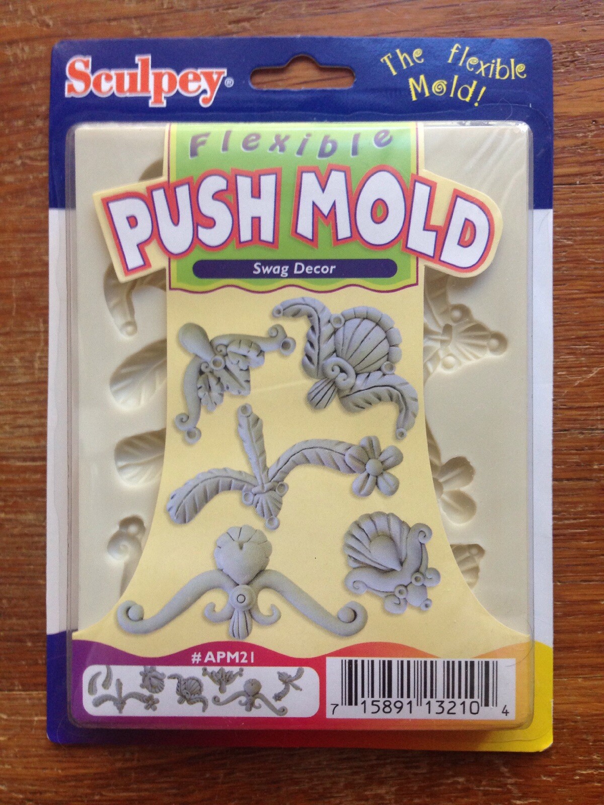 Sculpey Flexible Push Mold Art ~ Swag Decor ~ Polymer/Clay/Soap/Wax/Plaster