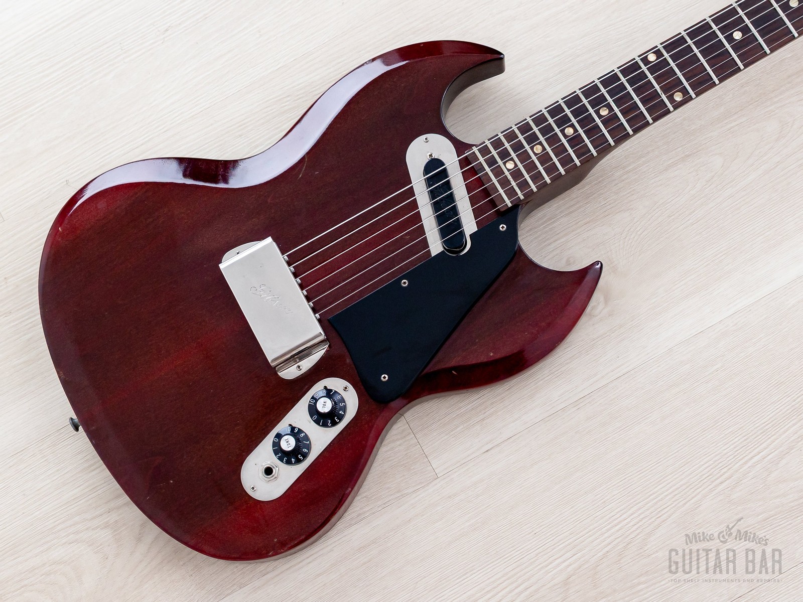 1972 Gibson SG-100 Cherry Vintage Guitar 100% Original w/ Case, Receipt, Hangtag