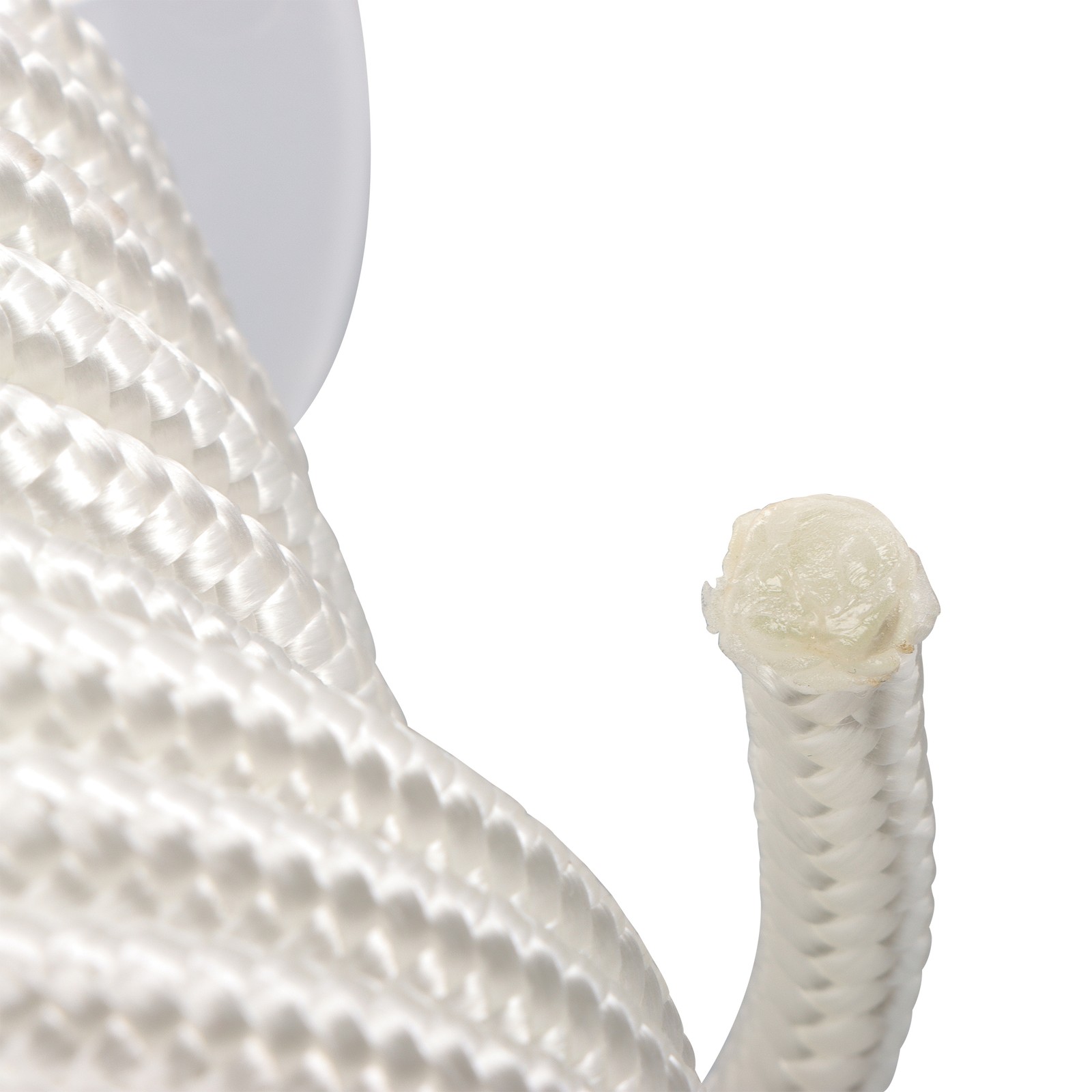 3/8 Inch Nylon Rope 100 Foot Spool 100% Nylon Solid Braid Rope Dyeable White New