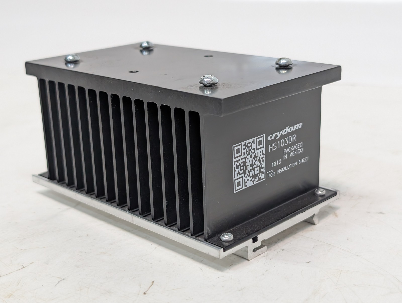 Crydom HS103DR solid state relay heat sink DIN rail mount as pictured