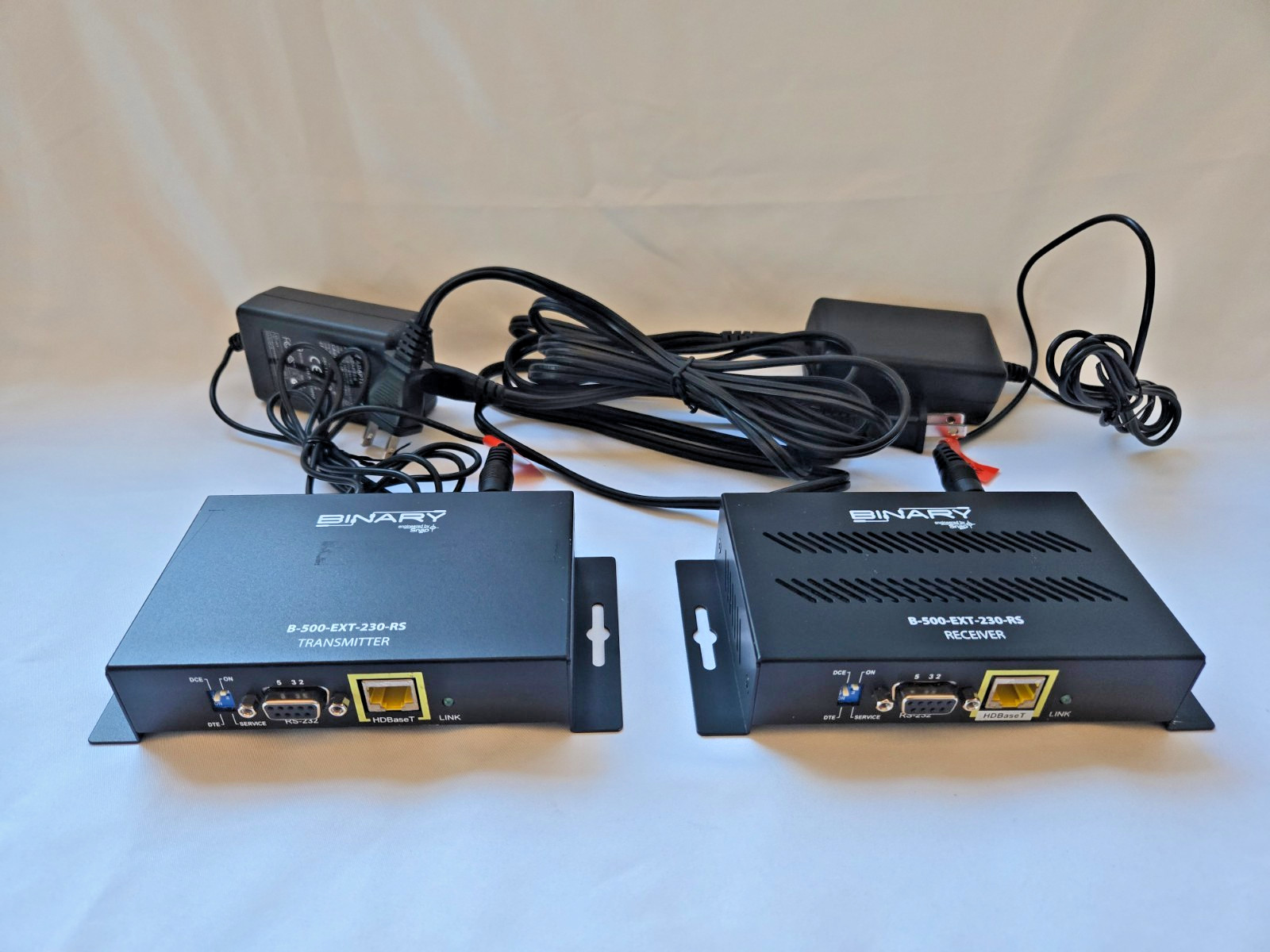 Binary SnapAV B-500-EXT-230-RS HDBaseT HDMI Extender Kit Pair TX+RX 230ft RS-232