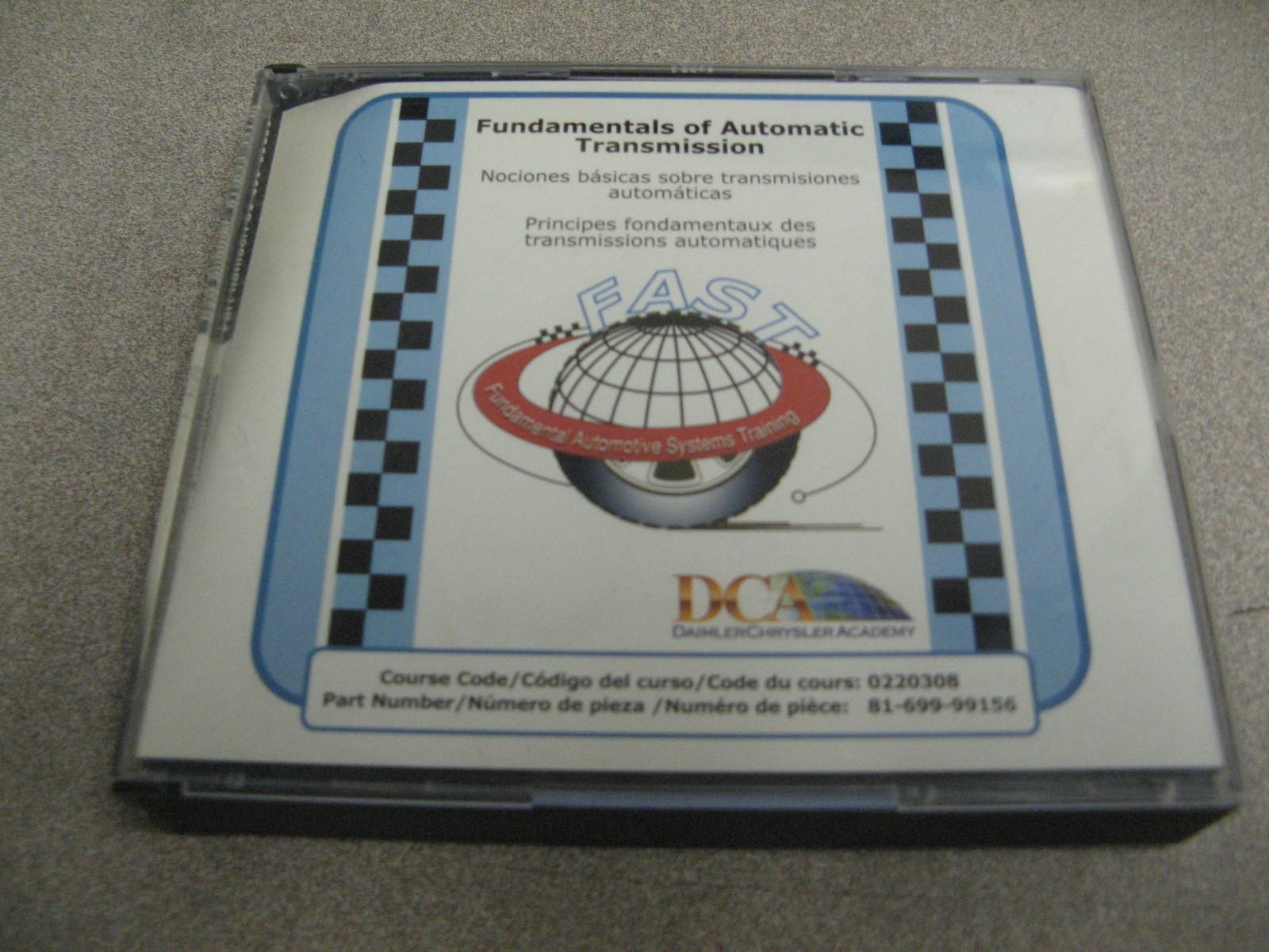 Daimler Chrysler Academy Fundamentqals of Automatic Transmission Course 0220308