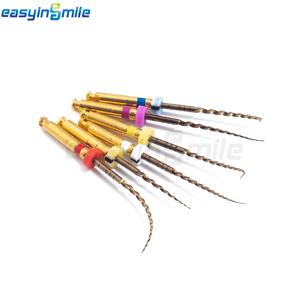 Dental Endo Large Gold Taper NITI Rotary Files Root Canal Engine File 21/25/31MM