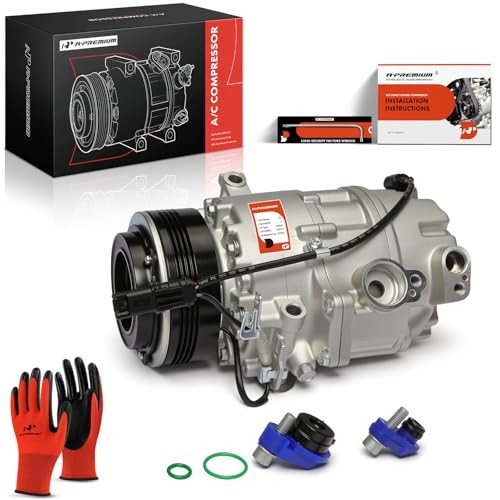 Air Conditioner AC Compressor with Clutch Compatible with BMW E70 X5 2007
