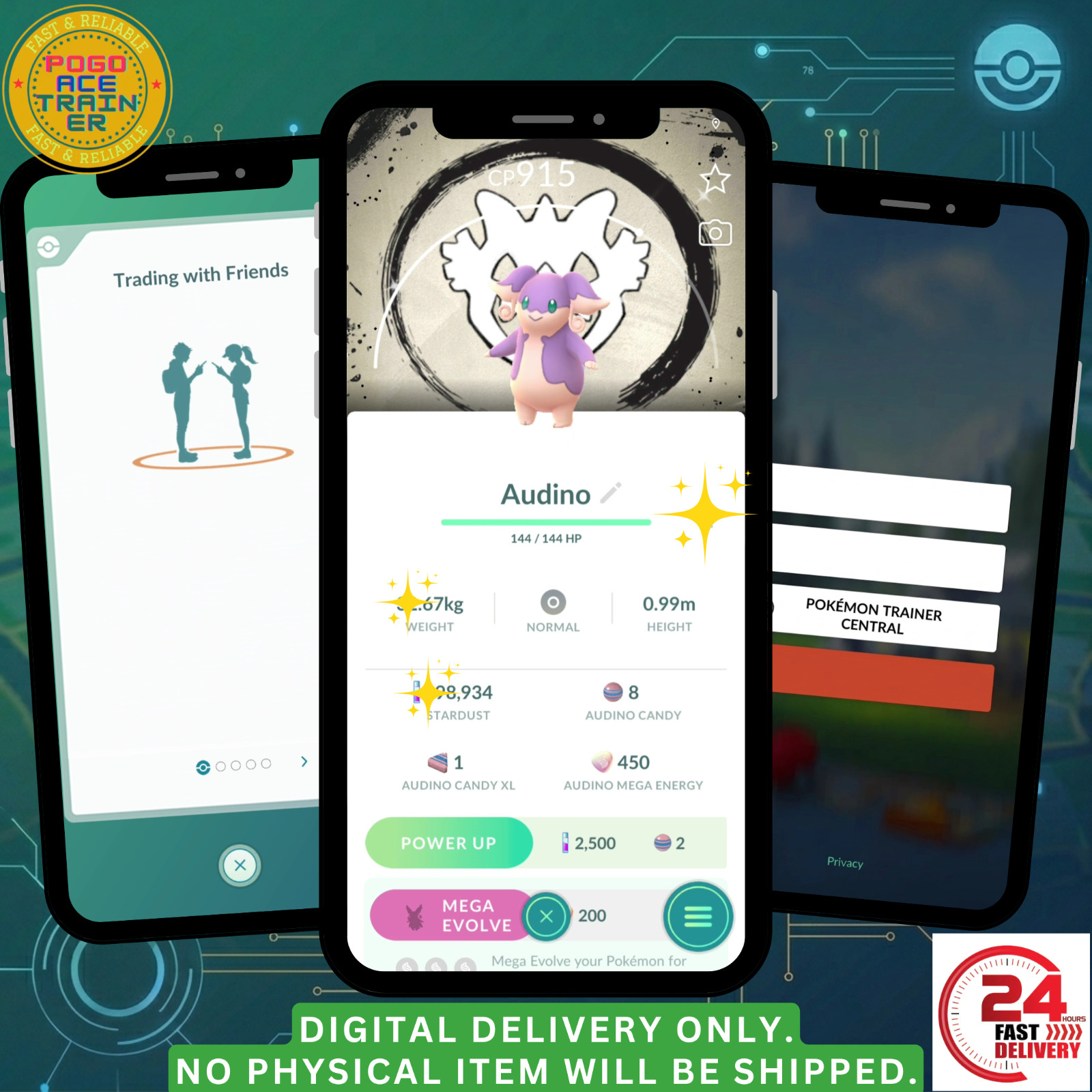 [✨SpecialBG✨] Shiny Audino – GO Fest 2026 Special BG  ✨FAST24hDelivery✨