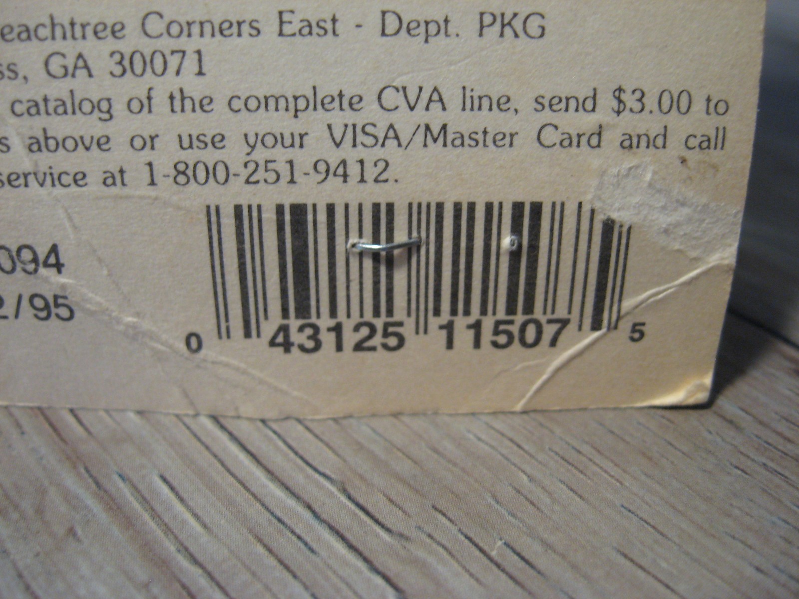 CVA Muzzleloader Black Powder - Williams Micro Adjustable Sight Set - AC1507