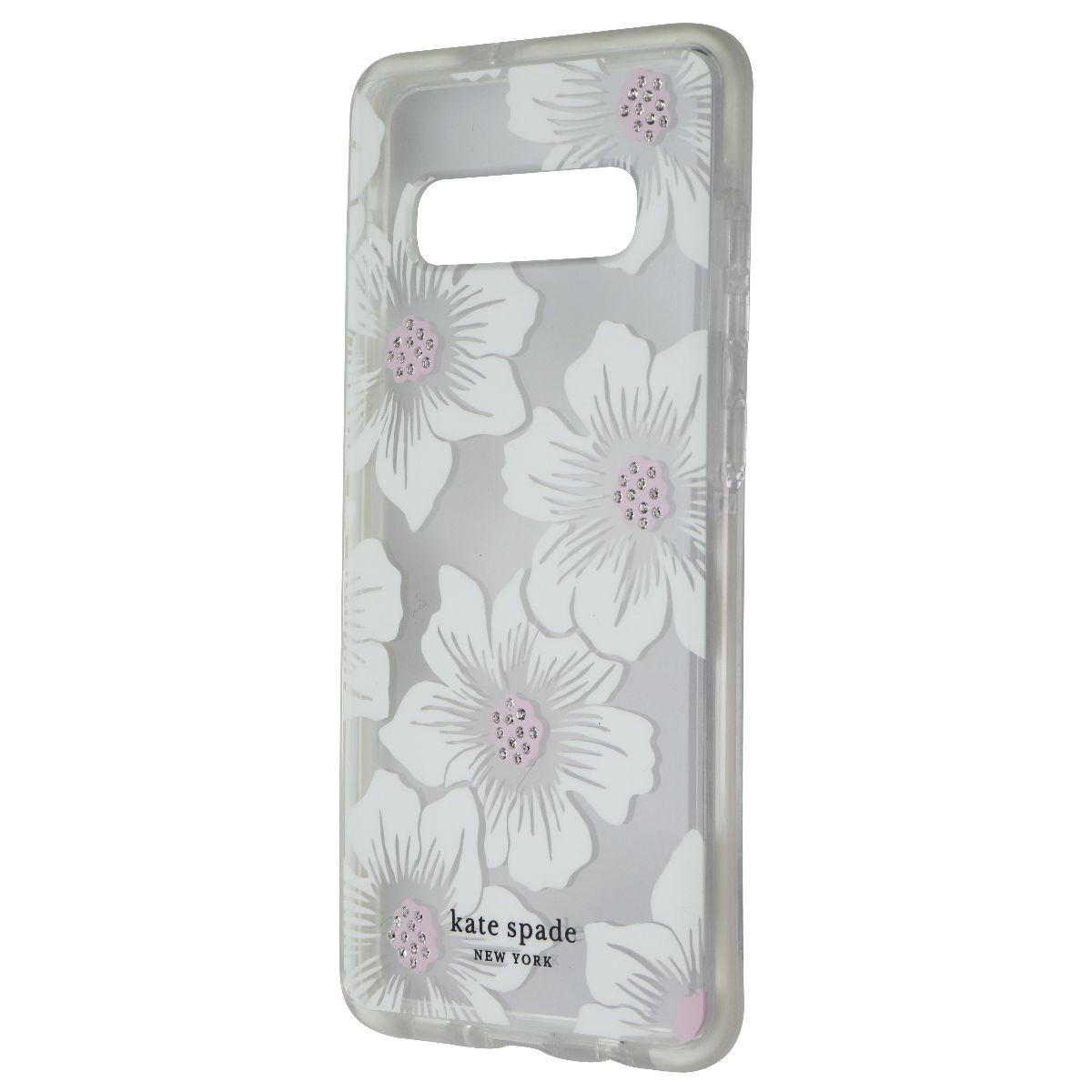 Kate Spade Defensive Hardshell Case for Galaxy (S10+) - Hollyhock Cream / Clear