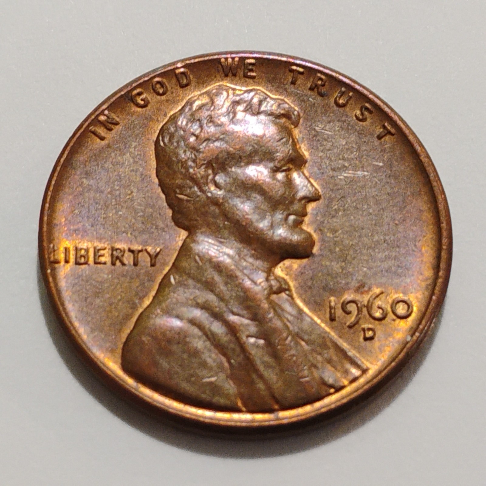 1960 D - RB - COPPER - LARGE DATE - 1