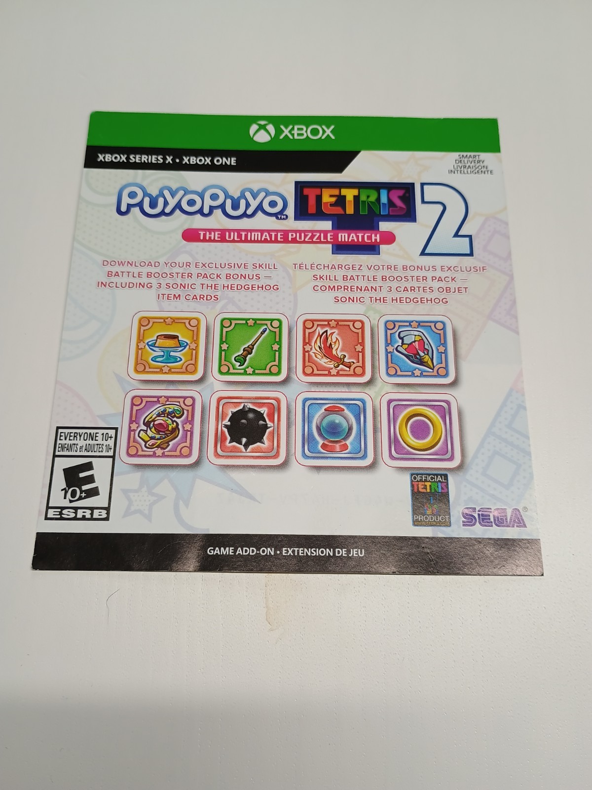 Puyo Puyo Tetris 2 Launch Edition - Xbox One | Series X Dlc Bonus Add On Insert