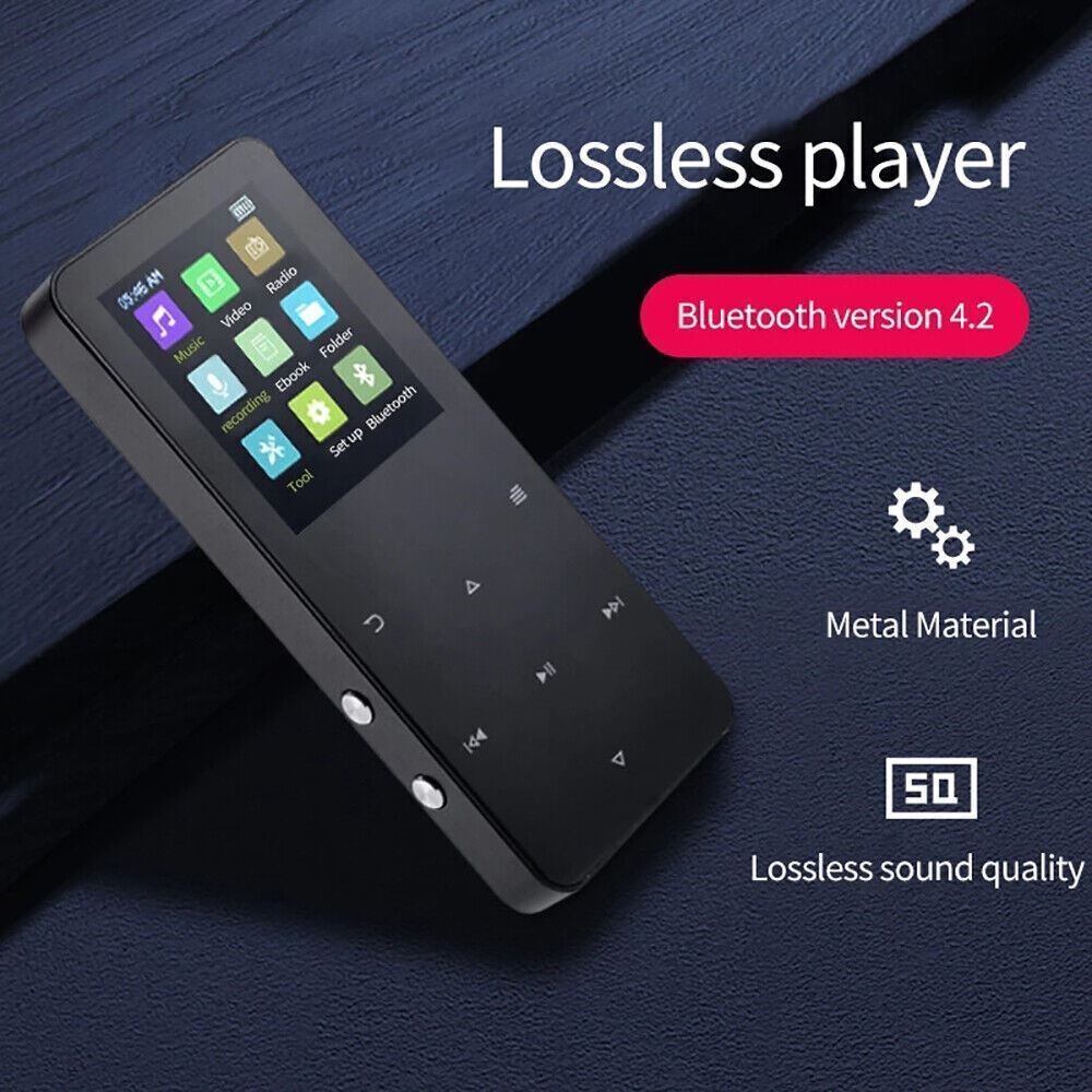 New Bluetooth 4.2 MP3 Player Touch Screen HIFI Sound Music FM Radio Player