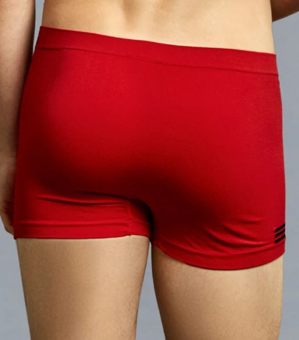 3 6 12 Microfiber Boxer Briefs Underwear Seamless Compression #02 One Size MS002