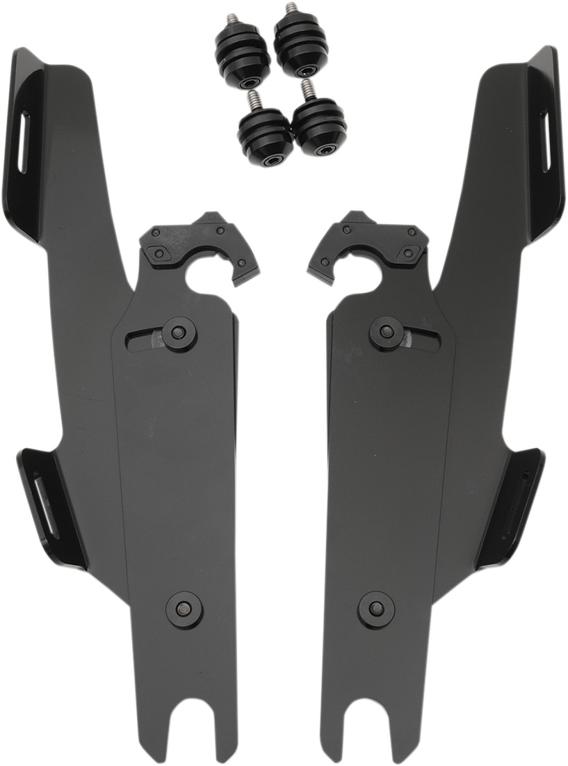 Memphis Shades - MEB2032 Fats Mounting Kit Black FLFB Softail Fat Boy 114 FLFBS