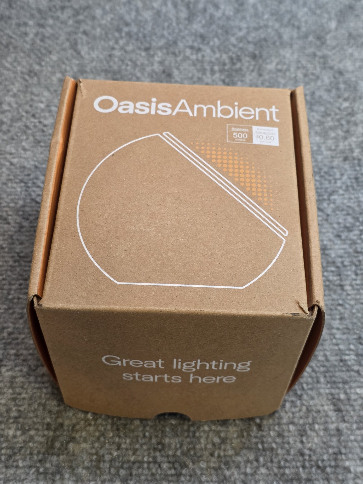 Oasis Ambient Smart Lamp 500 Lumens Warm Cozy Glow LED Plug-In Light NIB