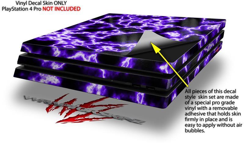 Skin for PS4 Pro Electrify Purple Playstation 4 Console