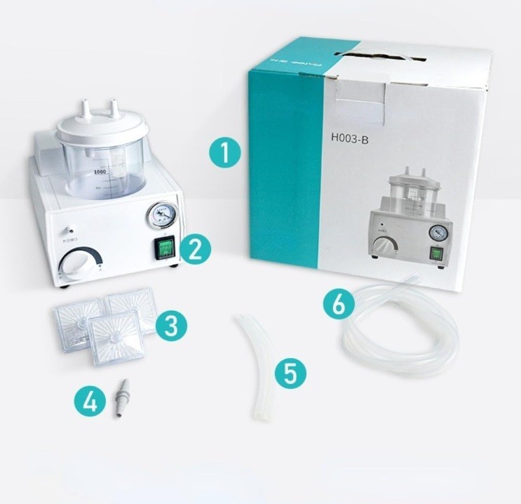 New 1000ml Portable Veterinary Suction Machine 110Vac