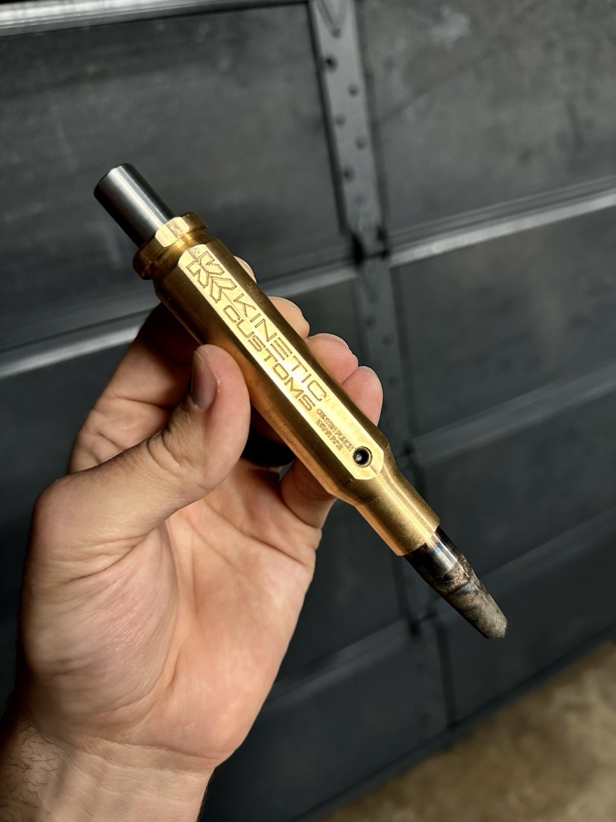 Kinetic Customs Brass .50 cal Premium Center Punch - Made In UK