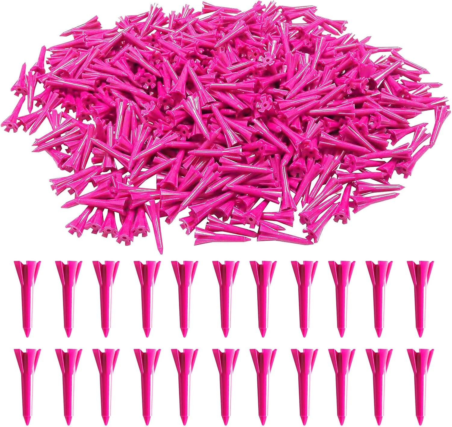 Short Golf Tees Plastic 1 1/2 inch Value 300 600 Pack Upgrade More Unbreakabl