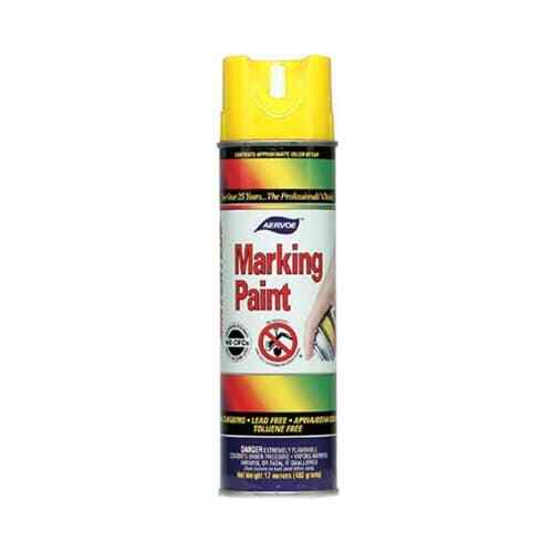 Aervoe 202 20-Oz Non-Clogging Lead-Free Non-Freezing Marking Paint, Yellow