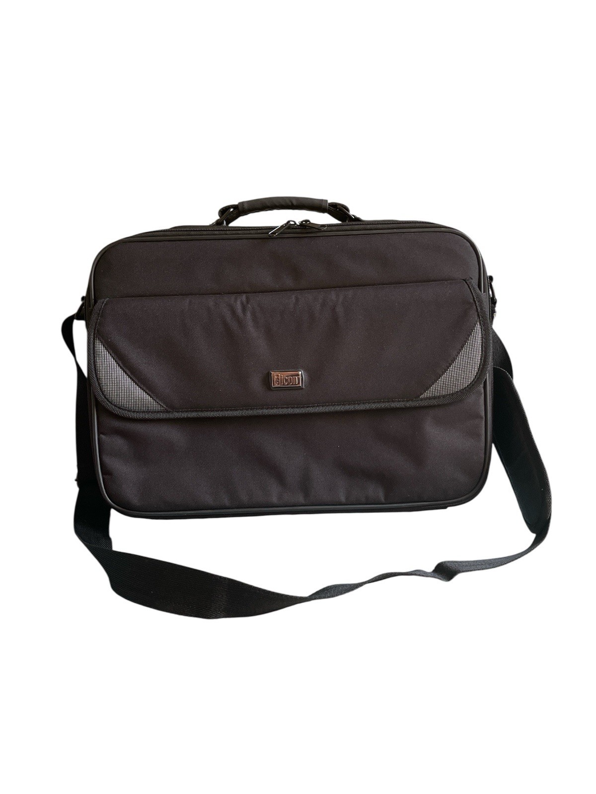 Icon Computer Bag – Black – 15” x 11” x 2” unisex pre owned