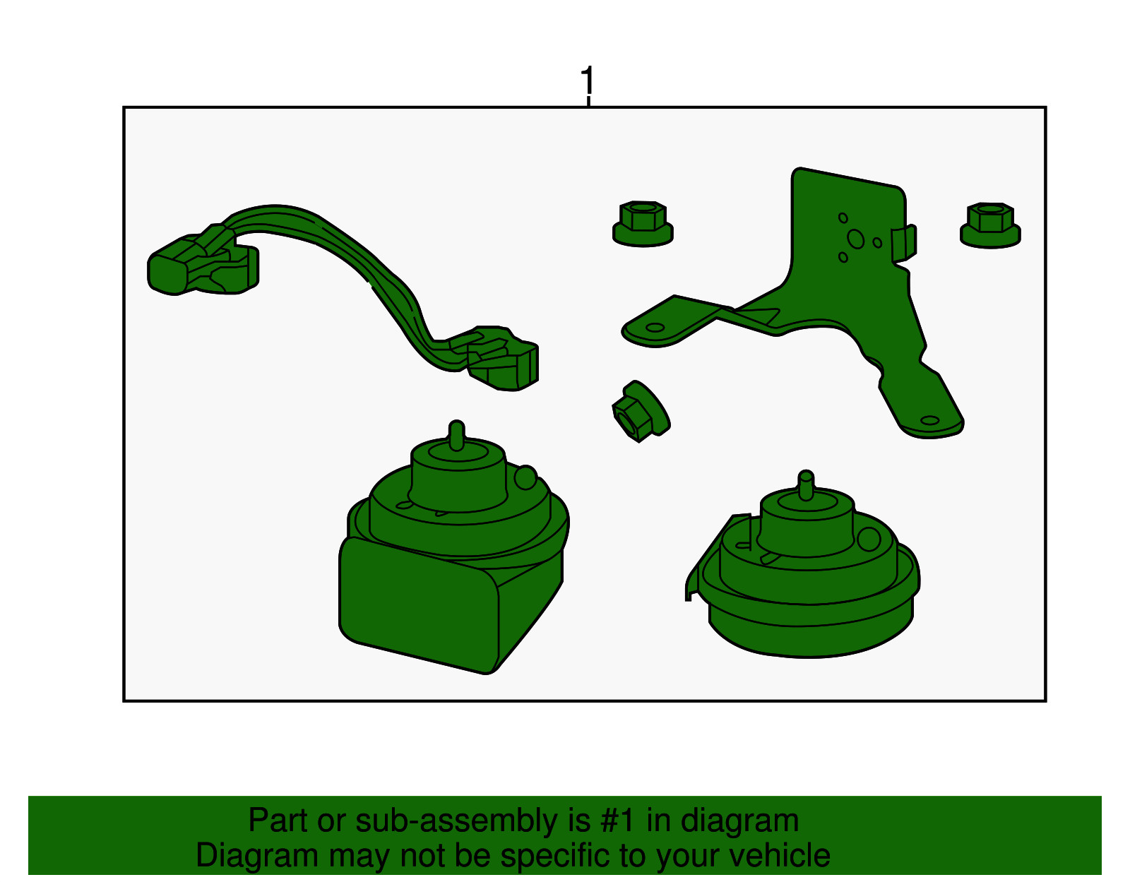 Genuine GM Dual Note Horn 23343360