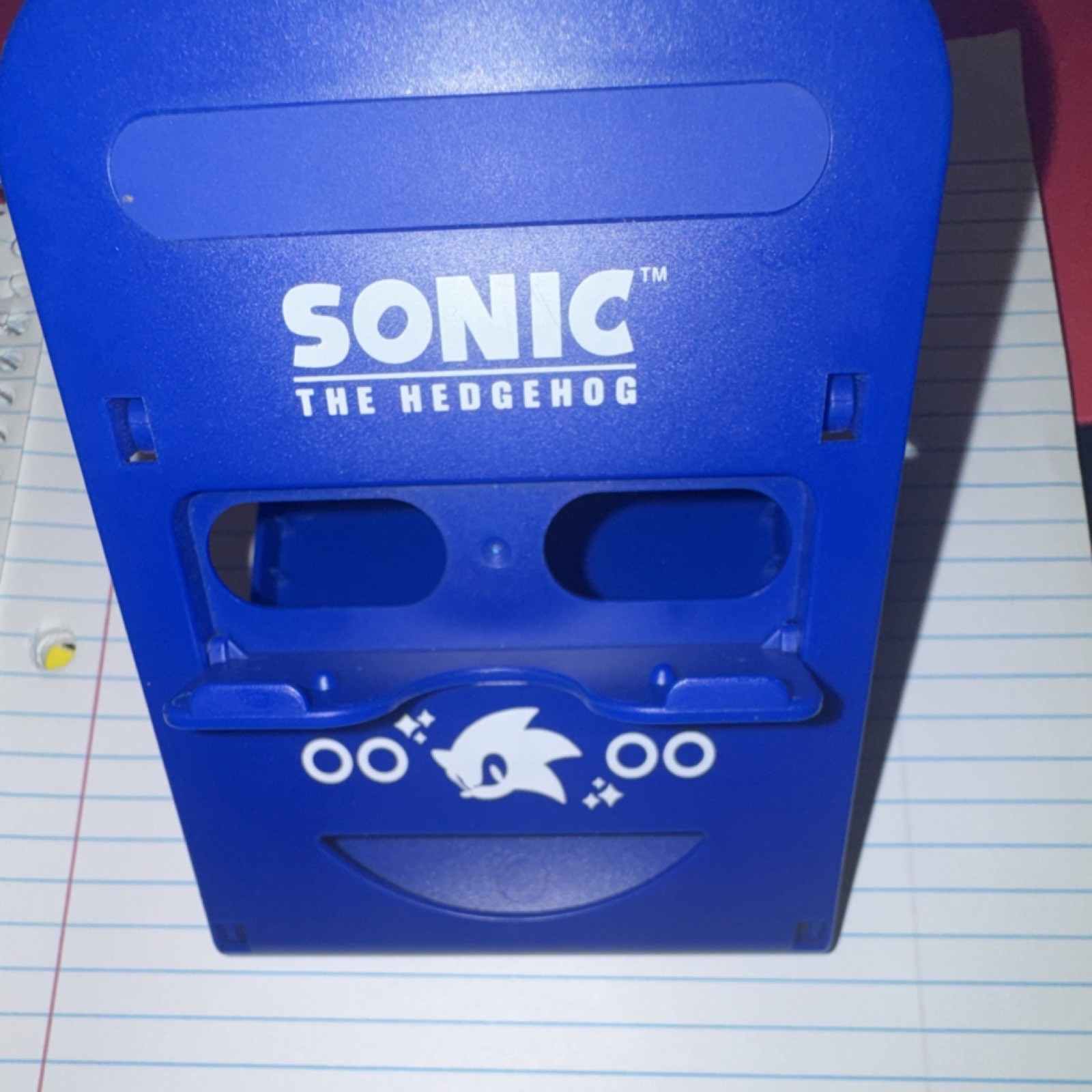 Sonic The Hedgehog Blue White Plastic Stand for Devices