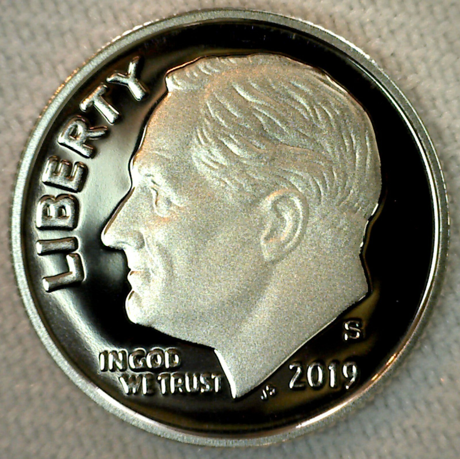 2019 S Roosevelt Clad Proof Dime 10c US Coin Ten Cents