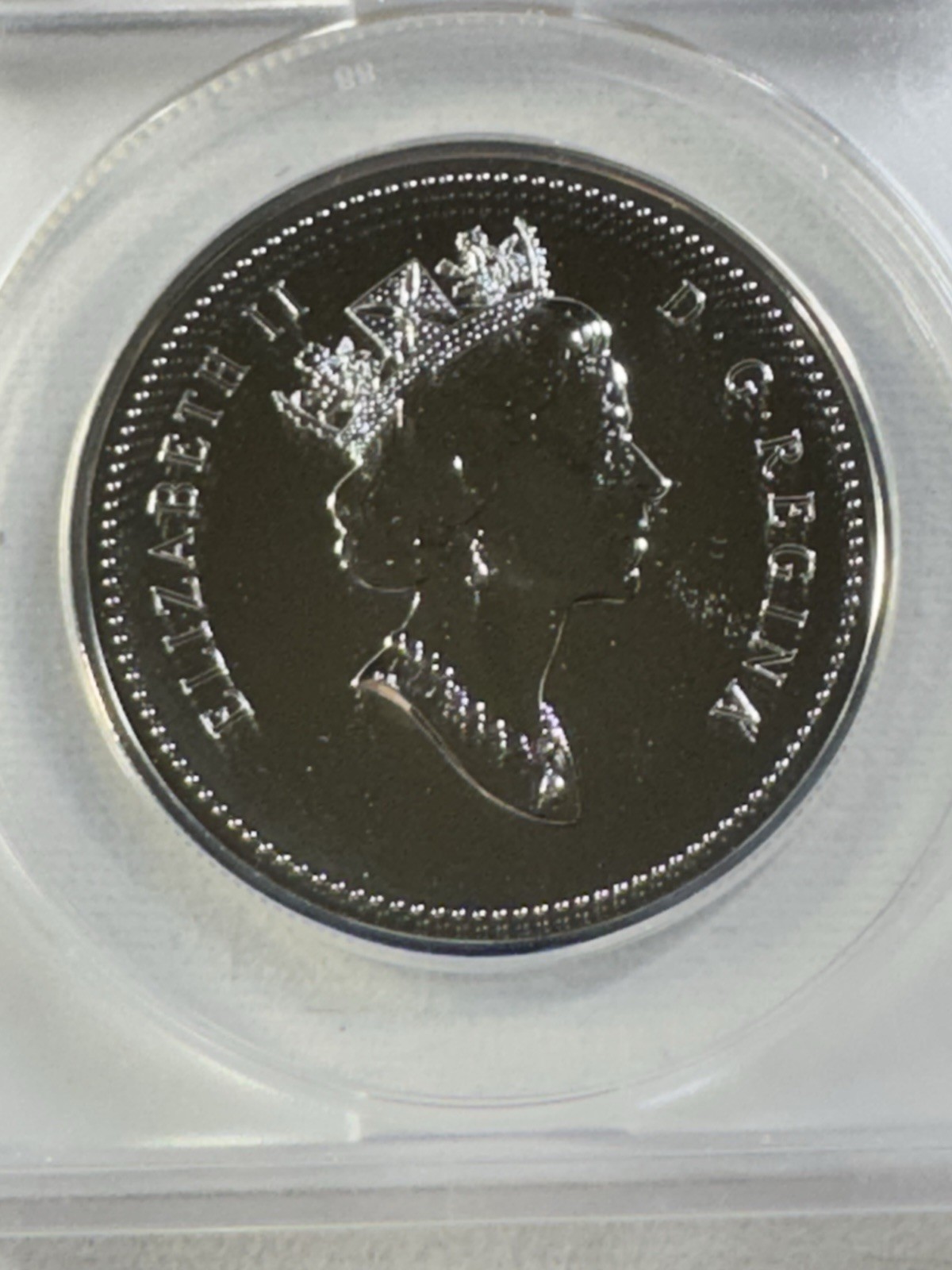 1998 Canada Silver $1 RCMP Graded MS 69 by ANACS Proof Like