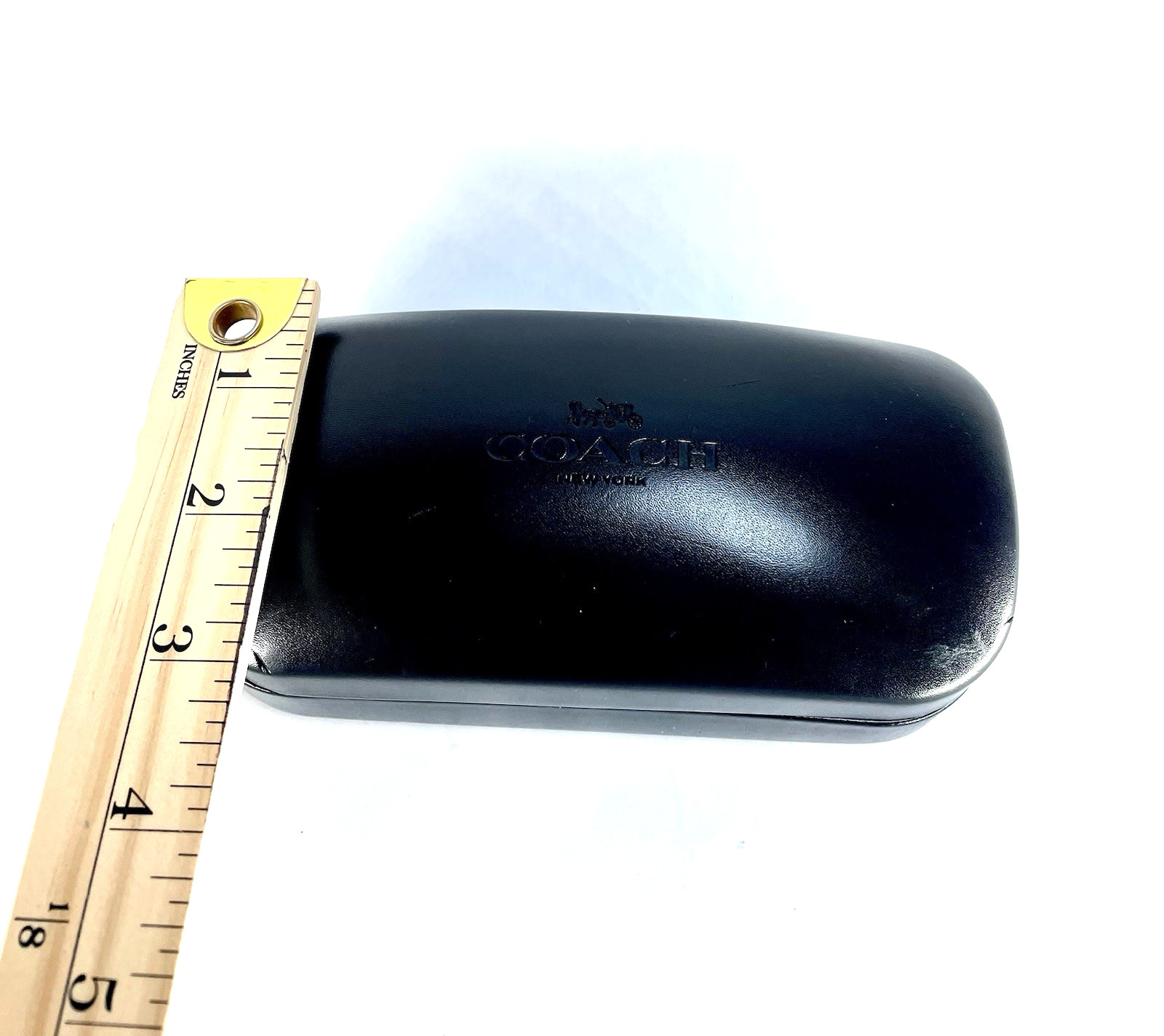 Coach New York Glasses Sunglasses Hard Shell Protective Clam Case Universal