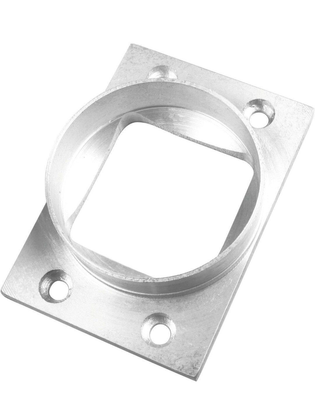 Adapter In 76Mm Plate For Mounting Air Filter Cone Flow Meter