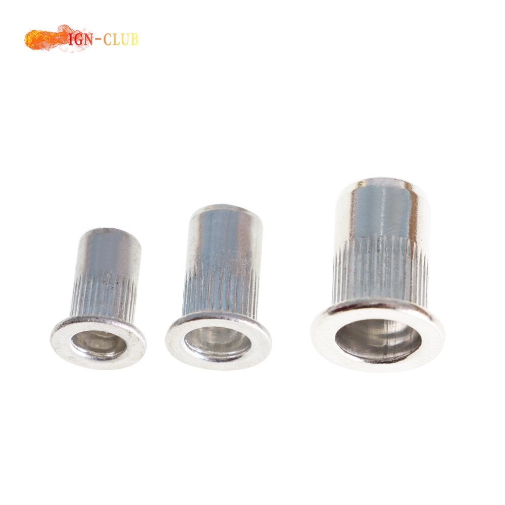 Hand Nut Rivet Gun Riveter Rivnut Nutsert Kit 900 Pack M3-M10 Threaded Nut US