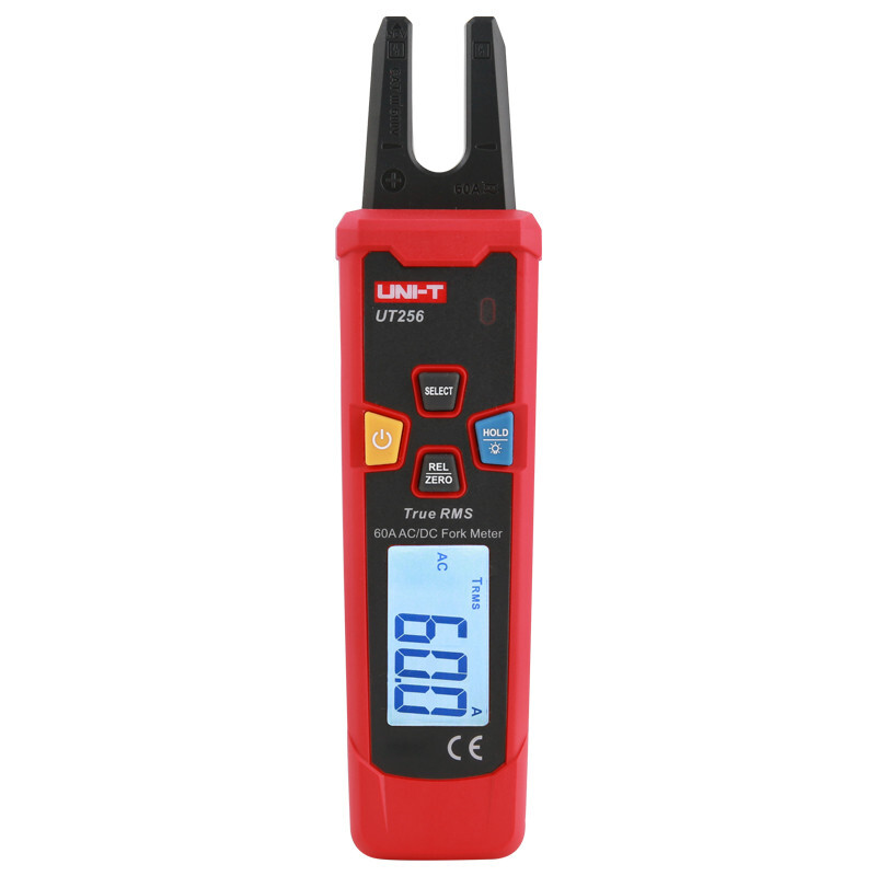 UNI-T UT256 60A AC/DC Fork Meter/True RMS Auto-Range Digital Clamp Ammeter✦KD
